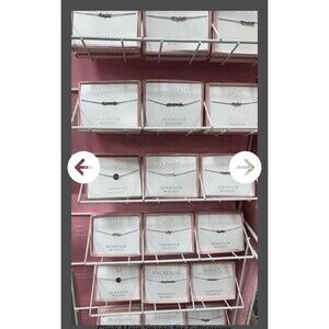 LOT of 307 Identité Name Initial Bracelets Silver Tone Nickel Lead Cadmium Free